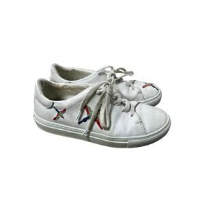 Axel Arigato White Leather Bird Shoes Sz 34 (4/4.5)